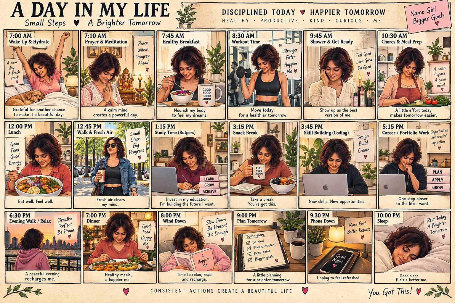 Original day in my life poster