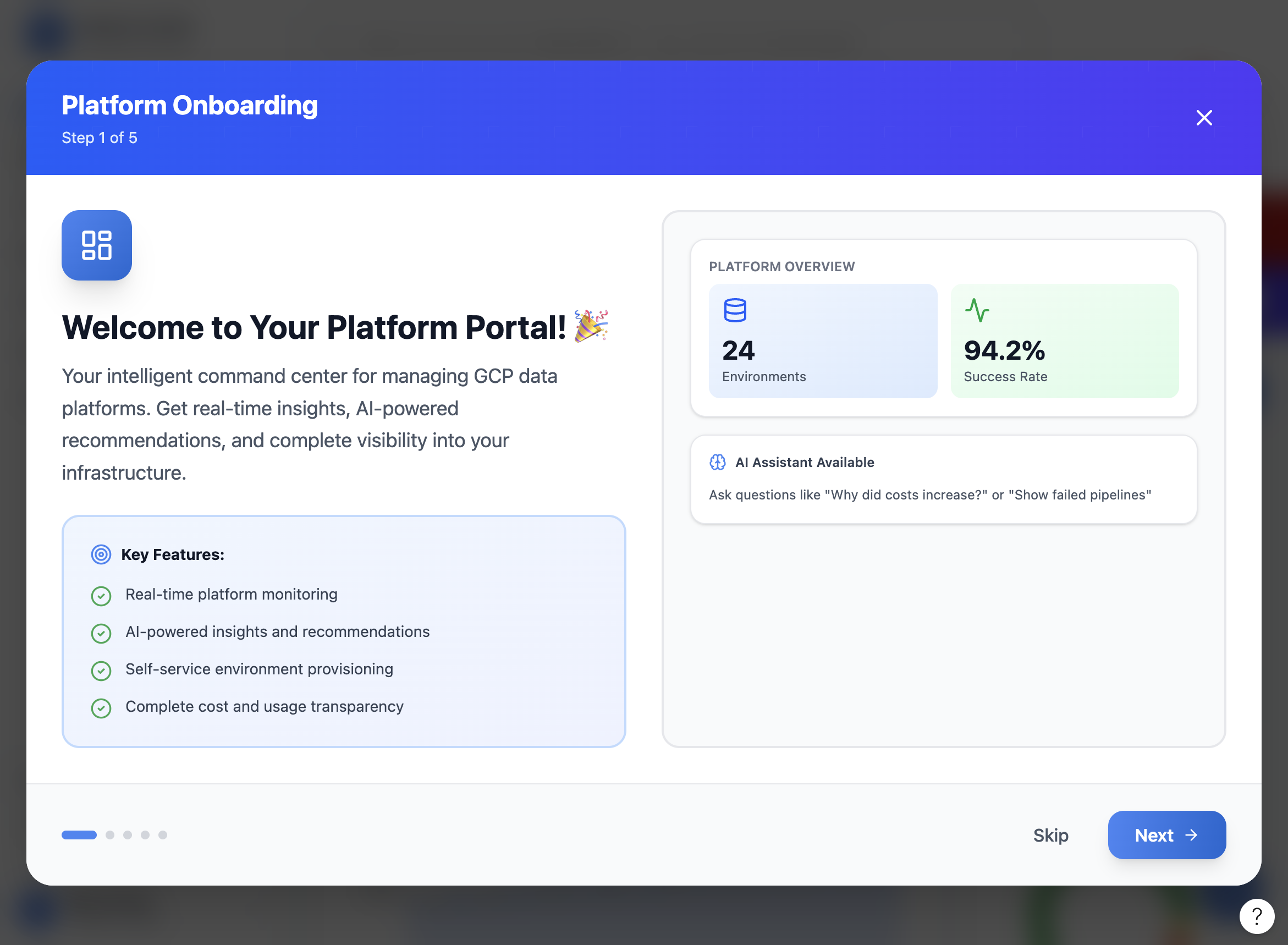 Role-aware onboarding